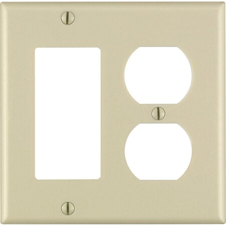 Spark Ivory Wallplate Receptacle SP3301797